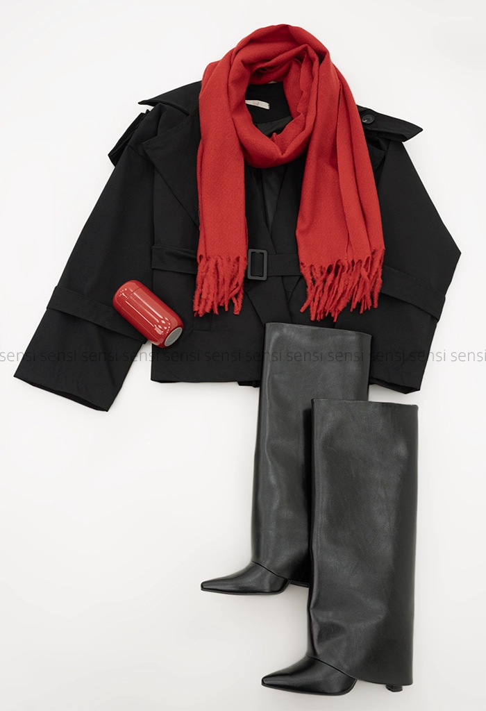 ترنچ کت اور آستر دار@کد1004627